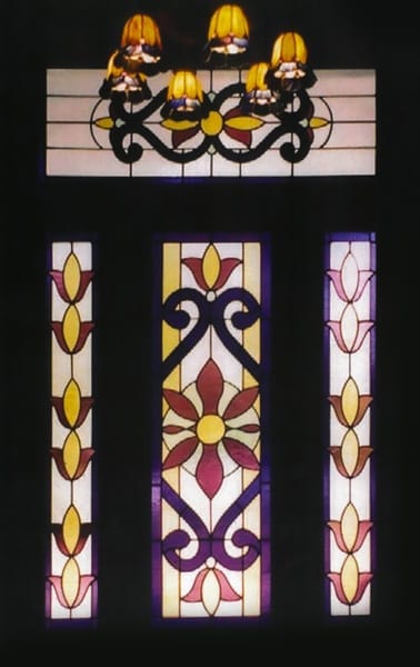 Stained Glass door design for a house