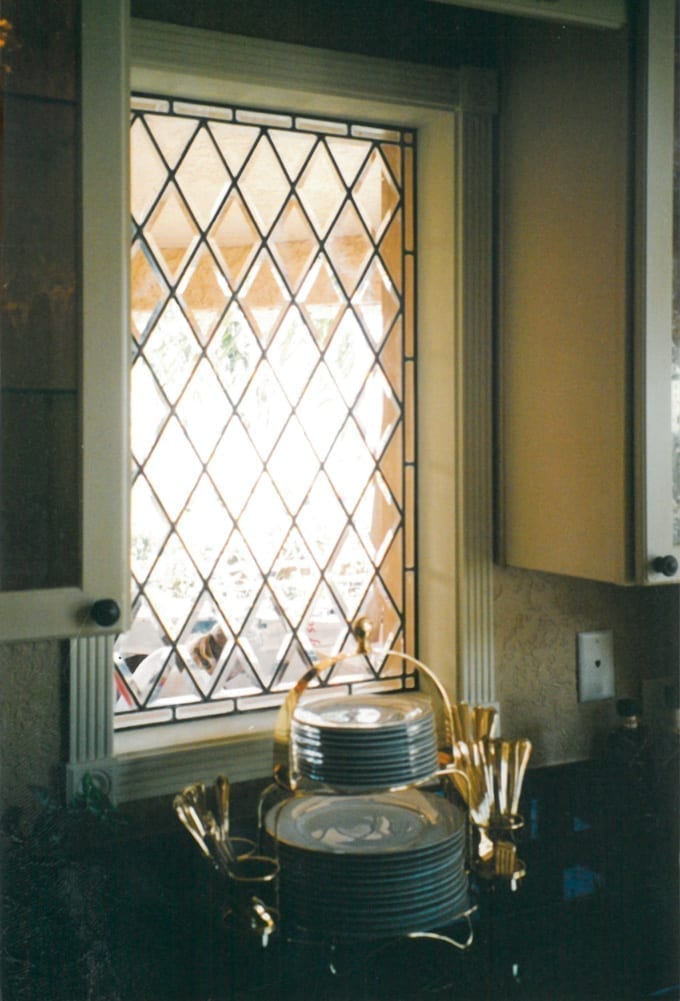 Stained Glass kitchen window design